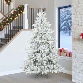 Árbol de Navidad artificial con ramas articuladas 240 cm PVC