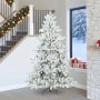 Árbol de Navidad artificial con ramas articuladas 240 cm PVC