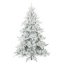 Árbol de Navidad artificial con ramas articuladas 240 cm PVC