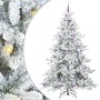 Árbol de Navidad artificial con ramas articuladas 240 cm PVC