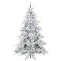 Árbol de Navidad artificial con ramas articuladas 240 cm PVC