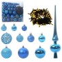 Árbol de Navidad artificial con ramas articuladas 240 cm PVC