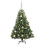 Árbol de Navidad artificial con 150 LED Verde 120 cm PE y PVC