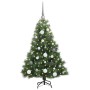 Árbol de Navidad artificial con 150 LED Verde 120 cm PE y PVC