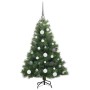 Árbol de Navidad artificial con 150 LED Verde 120 cm PE y PVC