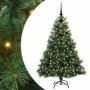 Árbol de Navidad artificial con 150 LED Verde 120 cm PE y PVC