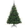 Árbol de Navidad artificial con 150 LED Verde 120 cm PE y PVC