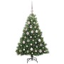 Árbol de Navidad artificial con 150 LED Verde 120 cm PE y PVC