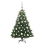 Árbol de Navidad artificial con 150 LED Verde 120 cm PE y PVC