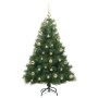 Árbol de Navidad artificial con 150 LED Verde 120 cm PE y PVC