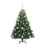Árbol de Navidad artificial con 150 LED Verde 120 cm PE y PVC