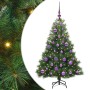 Árbol de Navidad artificial con 150 LED Verde 120 cm PE y PVC