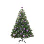 Árbol de Navidad artificial con 150 LED Verde 120 cm PE y PVC
