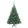 Árbol de Navidad artificial con 150 LED Verde 120 cm PE y PVC