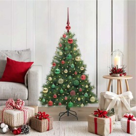 Árbol de Navidad artificial con 150 LED Verde 120 cm PE y PVC