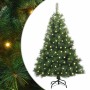 Árbol de Navidad artificial con 150 LED Verde 150 cm PE y PVC