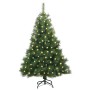 Árbol de Navidad artificial con 150 LED Verde 150 cm PE y PVC