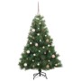 Árbol de Navidad artificial con 150 LED Verde 150 cm PE y PVC