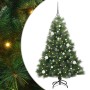 Árbol de Navidad artificial con 150 LED Verde 150 cm PE y PVC