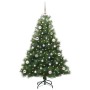 Árbol de Navidad artificial con 150 LED Verde 150 cm PE y PVC