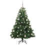 Árbol de Navidad artificial con 150 LED Verde 150 cm PE y PVC
