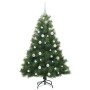 Árbol de Navidad artificial con 150 LED Verde 150 cm PE y PVC