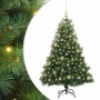 Árbol de Navidad artificial con 150 LED Verde 150 cm PE y PVC