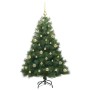 Árbol de Navidad artificial con 150 LED Verde 150 cm PE y PVC