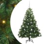 Árbol de Navidad artificial con 150 LED Verde 150 cm PE y PVC