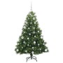 Árbol de Navidad artificial con 150 LED Verde 150 cm PE y PVC