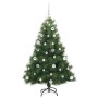 Árbol de Navidad artificial con 150 LED Verde 150 cm PE y PVC