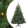 Árbol de Navidad artificial con 150 LED Verde 150 cm PE y PVC