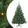 Árbol de Navidad artificial con 150 LED Verde 150 cm PE y PVC