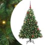 Árbol de Navidad artificial con 150 LED Verde 150 cm PE y PVC