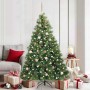 Árbol de Navidad artificial con 300 LED Verde 180 cm PE y PVC