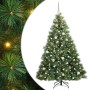Árbol de Navidad artificial con 300 LED Verde 180 cm PE y PVC