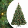 Árbol de Navidad artificial con 300 LED Verde 180 cm PE y PVC