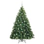Árbol de Navidad artificial con 300 LED Verde 180 cm PE y PVC