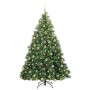 Árbol de Navidad artificial con 300 LED Verde 180 cm PE y PVC