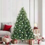 Árbol de Navidad artificial con 300 LED Verde 180 cm PE y PVC