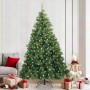 Árbol de Navidad artificial con 300 LED Verde 210 cm PE y PVC