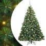Árbol de Navidad artificial con 300 LED Verde 210 cm PE y PVC