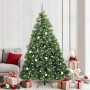 Árbol de Navidad artificial con 300 LED Verde 210 cm PE y PVC