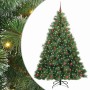 Árbol de Navidad artificial con 300 LED Verde 210 cm PE y PVC