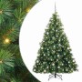 Árbol de Navidad artificial con 300 LED Verde 210 cm PE y PVC
