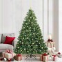 Árbol de Navidad artificial con 300 LED Verde 210 cm PE y PVC