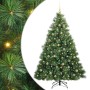 Árbol de Navidad artificial con 300 LED Verde 210 cm PE y PVC