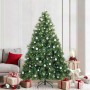 Árbol de Navidad artificial con 300 LED Verde 210 cm PE y PVC