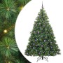 Árbol de Navidad artificial con 300 LED Verde 210 cm PE y PVC