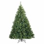 Árbol de Navidad artificial con 300 LED Verde 240 cm PE y PVC